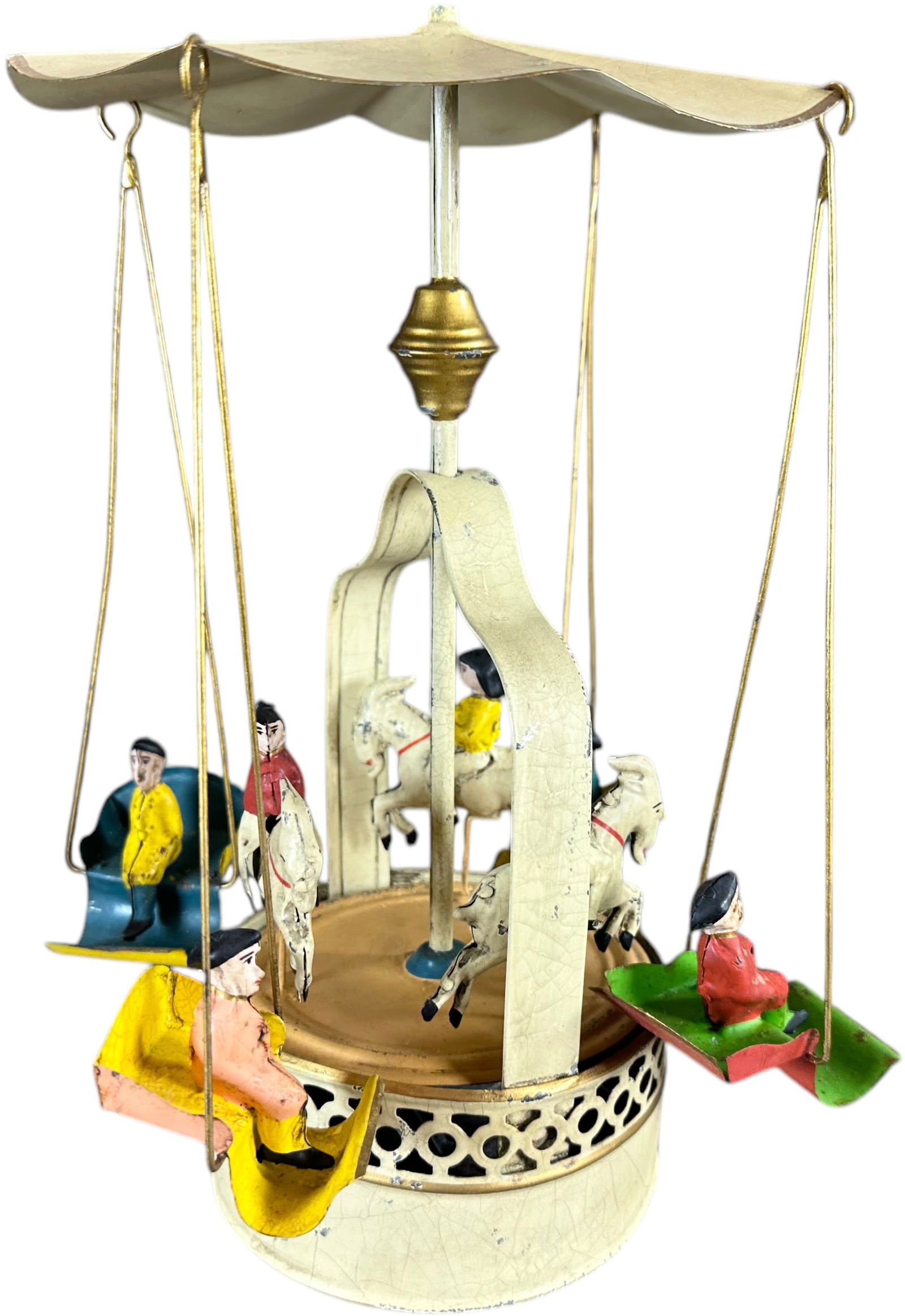 GERMAN DELUXE MUSICAL SWING CARROUSEL (1 of 6)