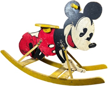 MENGEL MICKEY MOUSE ROCKING HORSE