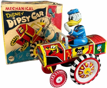 BOXED LINEMAR DONALD DUCK DIPSY CAR