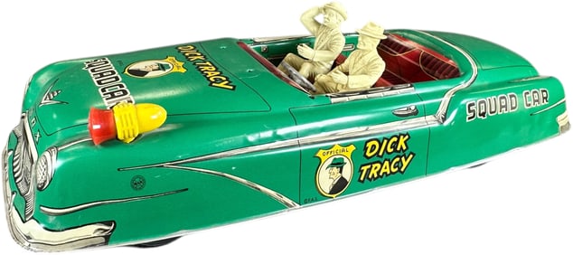 ENORMOUS MARX DICK TRACY SQUAD CAR