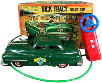 BOXED LINEMAR DICK TRACY POLICE CAR