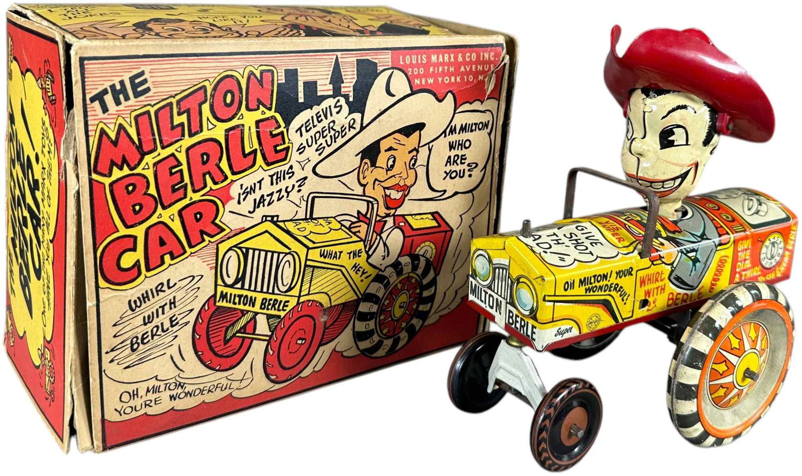 BOXED MARX MILTON BERLE CAR (1 of 8)