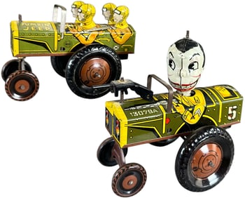 MARX JUMPIN JEEP & JOLLY JOE WIND-UPS