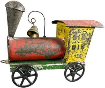 SMALL HULL & STAFFORD TIN LOCOMOTIVE