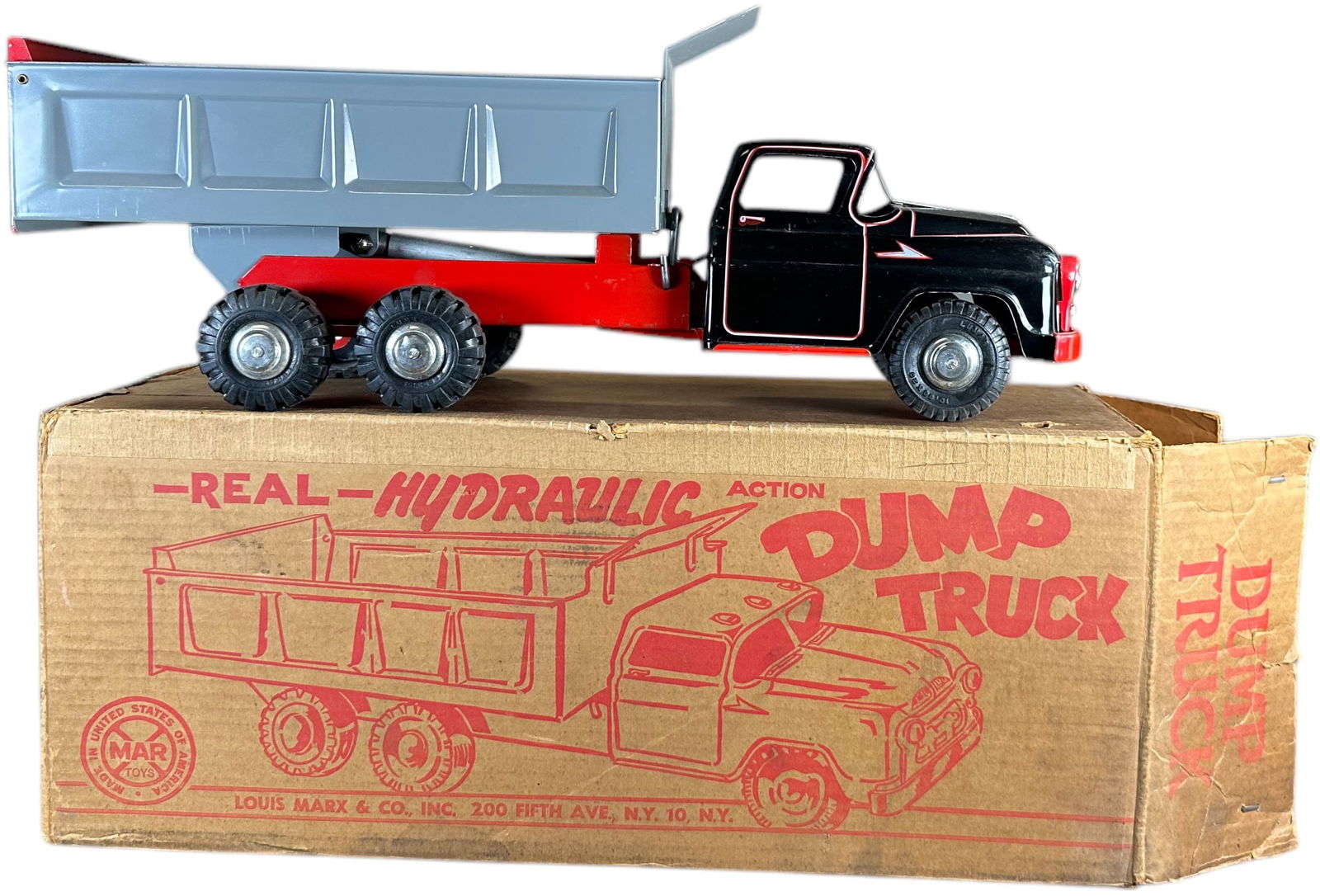 BOXED MARX HYDRAULIC DUMP TRUCK (1 of 7)