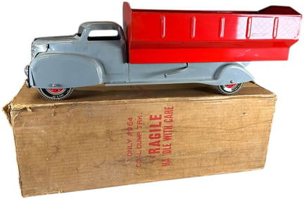 BOXED MARX STEEL COAL DUMP TRUCK