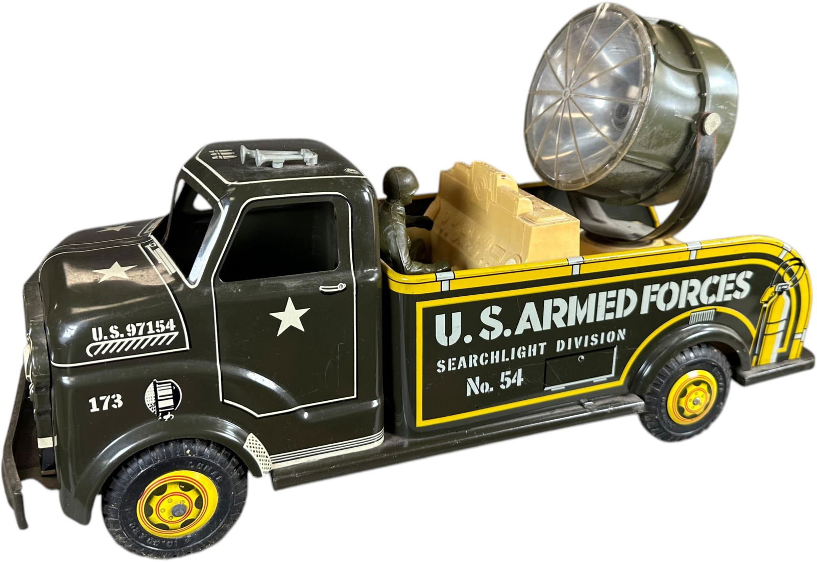 MARX ARMED FORCES SEARCHLIGHT TRUCK (1 of 9)