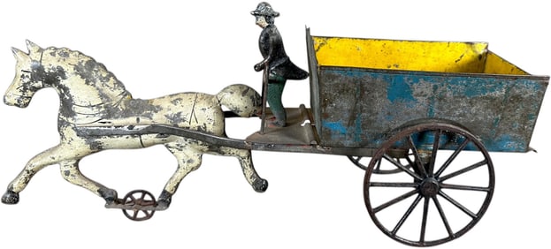 HULL & STAFFORD DUMP CART W/ DRIVER