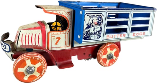 MARX TOYLAND FARM DAIRY TRUCK
