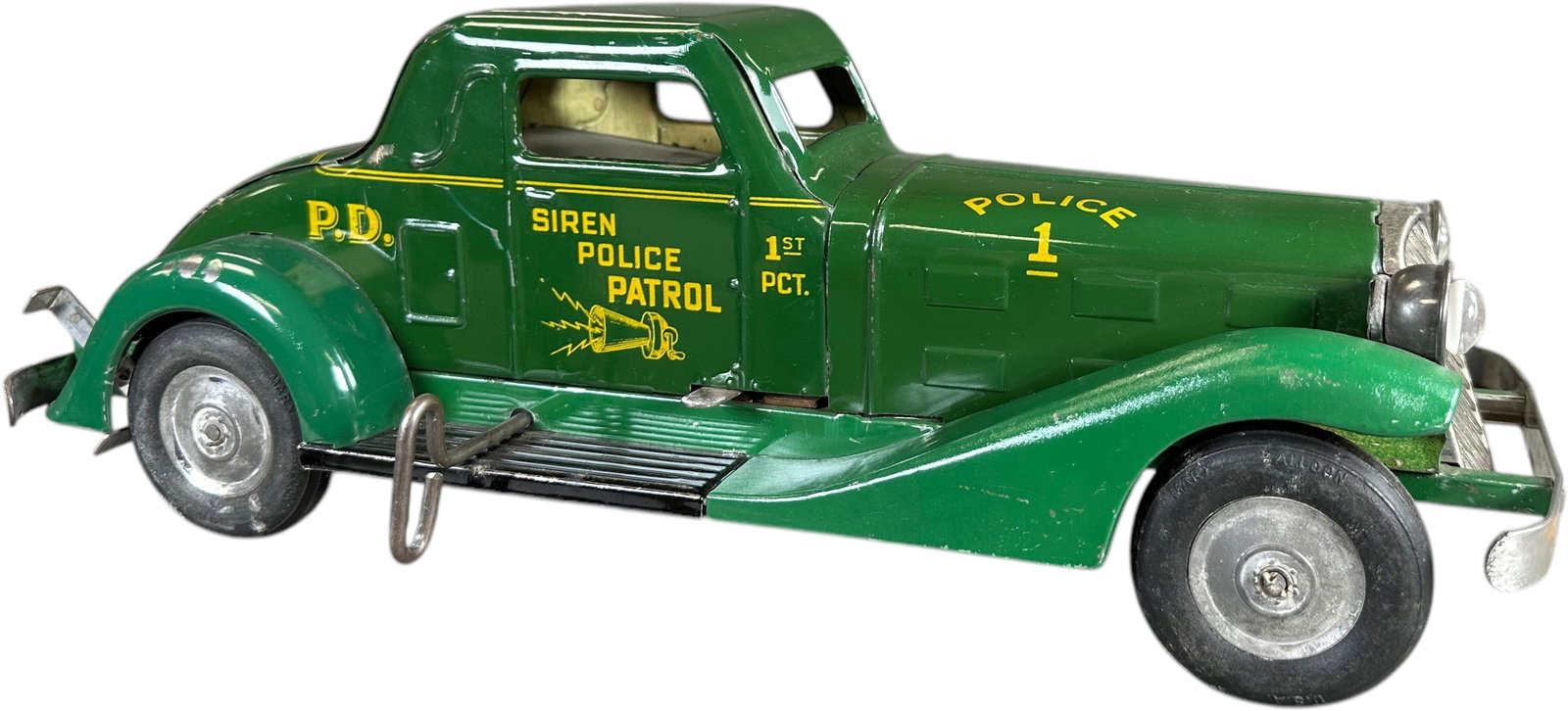 MARX DELUXE SIREN POLICE PATROL (1 of 7)