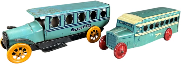 CHEIN JUNIOR & GREYHOUND LINES BUSES