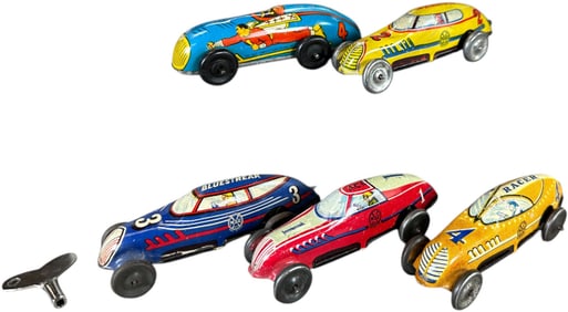 CAPTAIN MARVEL & MARX WIND-UP RACERS