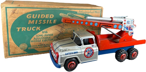 BOXED MARX GUIDED MISSILE TRUCK