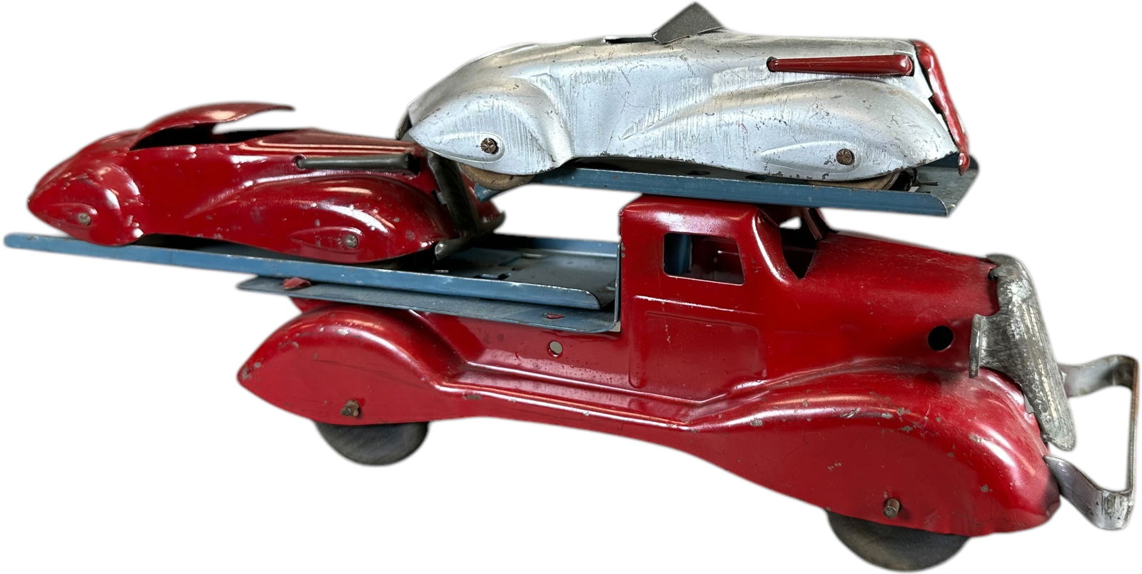 MARX TYPE 3 CAR CARRIER W/ HEADLIGHTS (1 of 6)