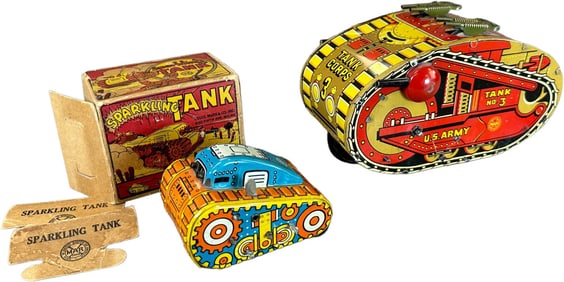 MARX SPARKLING TANK & TANK NO3