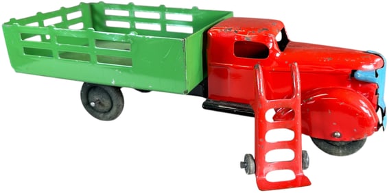 WYANDOTTE PRESSED STEEL STAKE TRUCK