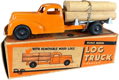 BOXED HUBLEY SCALE MODEL LOG TRUCK