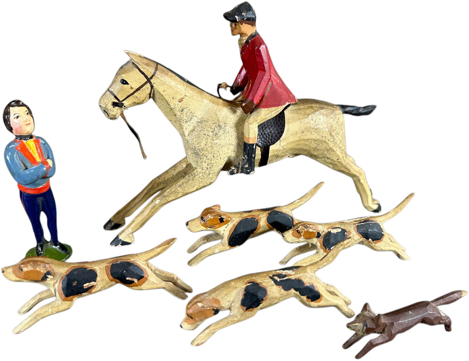 ERZGEBIRGE RIDING THE HUNT FIGURES (1 of 5)