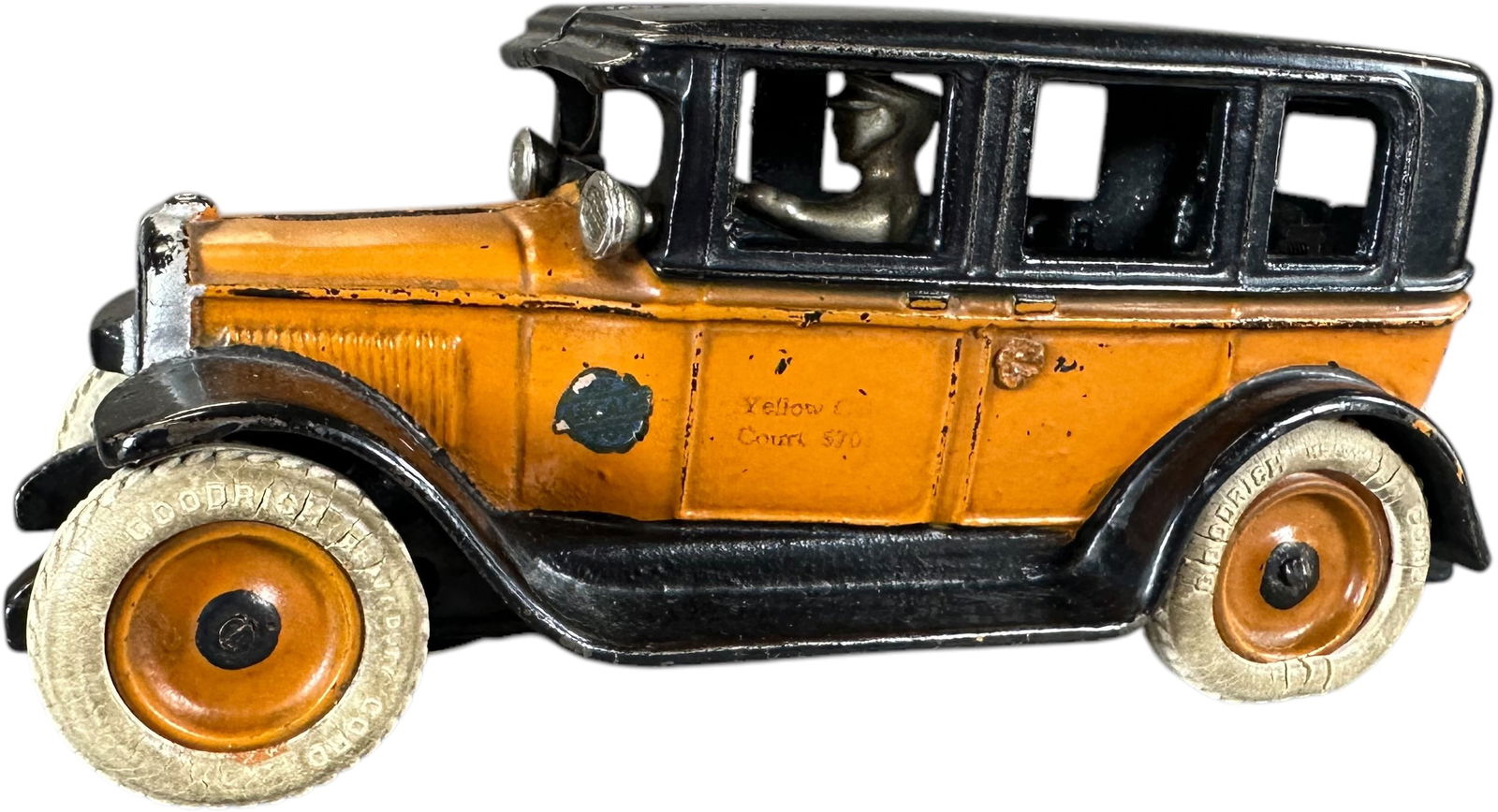 ARCADE FLAT TOP YELLOW CAB BANK (1 of 9)