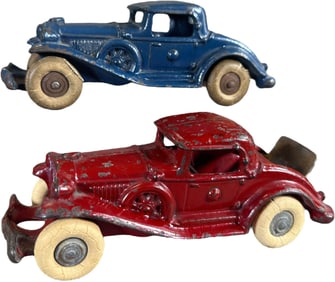 TWO AC WILLIAMS RUMBLE SEAT COUPES