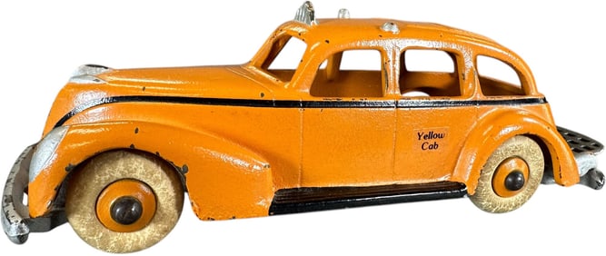 HUBLEY 1940S YELLOW CAB TAXI