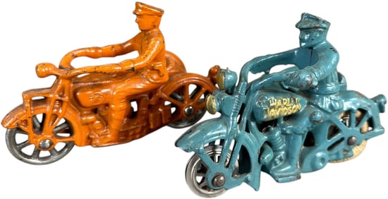 HUBLEY & AC WILLIAMS CYCLES W/ SIDECARS