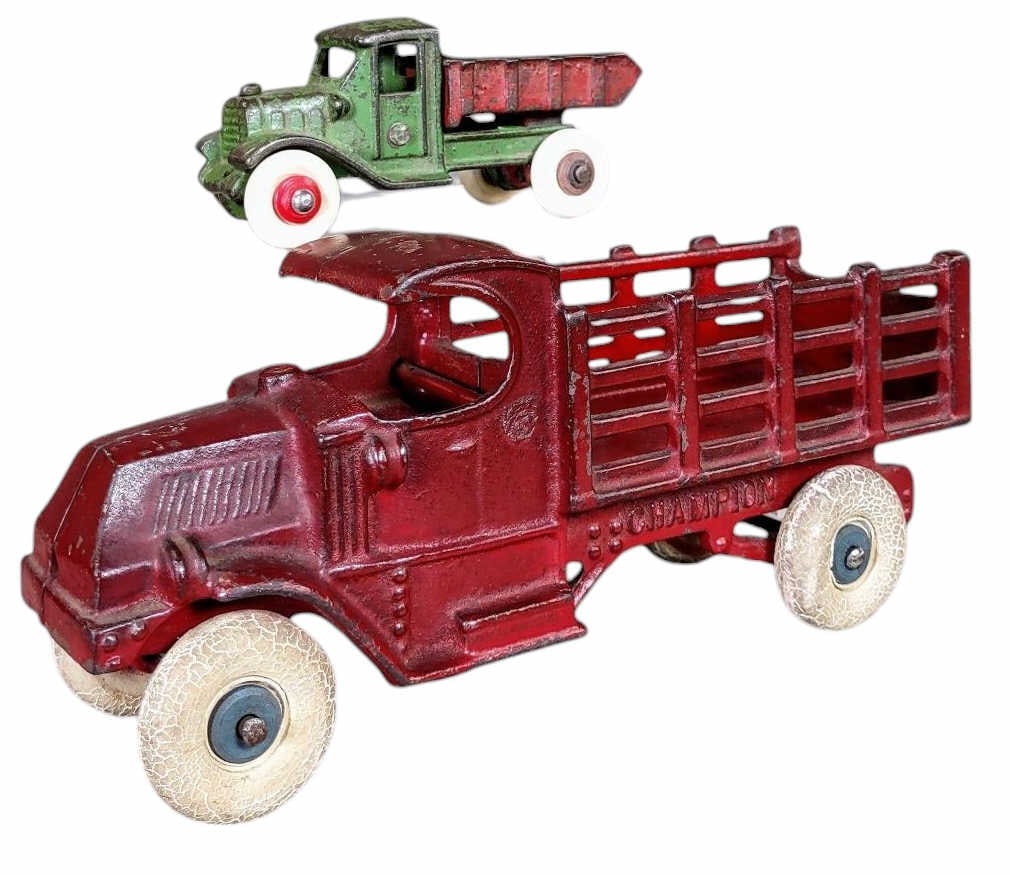 CHAMPION STAKE TRUCK & AC WILLIAMS DUMP TRUCK (1 of 6)