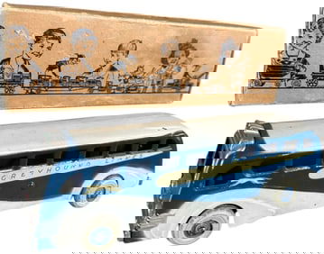 BOXED ARCADE GREYHOUND BUS