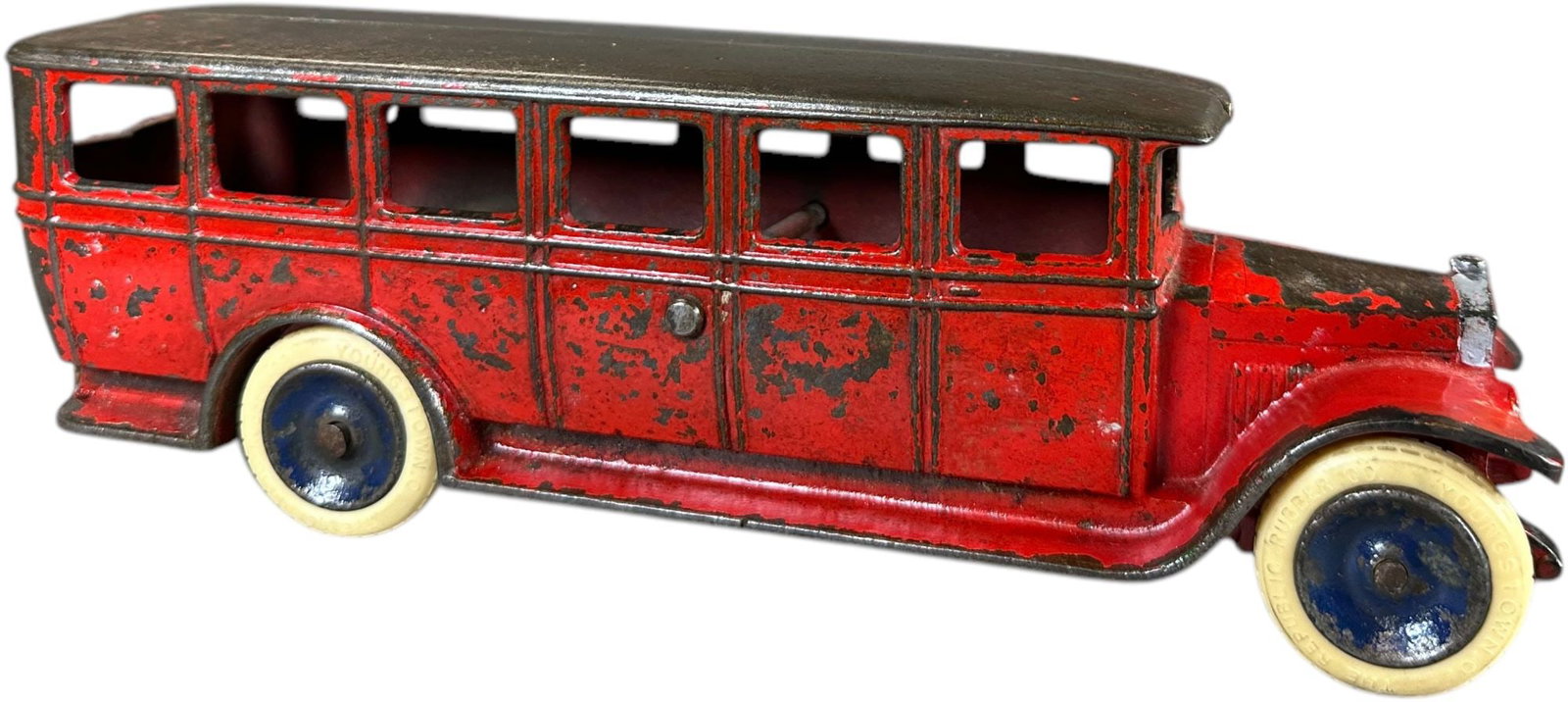 SKOGLUND & OLSEN SETO FAGEOL BUS: 132. SKOGLUND & OLSEN SETO FAGEOL BUS | 11" l. | Front fenders are repainted, rubber tires are replaced, (Very Good Condition) | $100 - $200