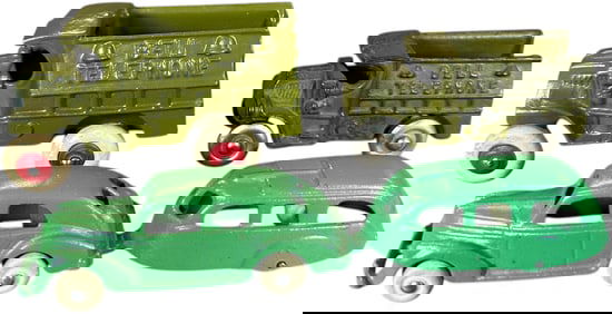 HUBLEY AUTO TRAILER W/ BELL TELEPHONE TRUCKS