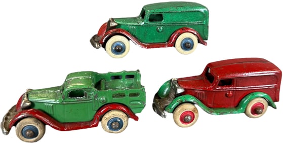 THREE ARCADE TAKE APART AUTOS