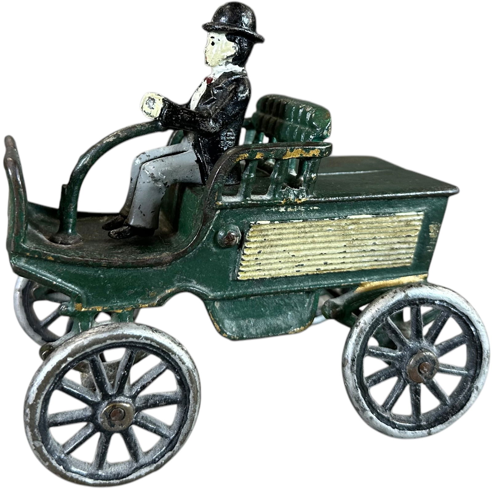 IVES EARLY HORSELESS RUNABOUT TILLER CART (1 of 8)