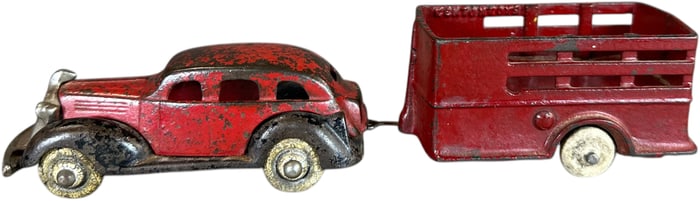 KENTON 1936 PONTIAC SEDAN W/ TRAILER