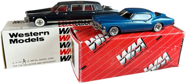 WESTERN MODELS BUICK & CADILLAC SCALE MODEL
