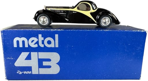 METAL 43 MODELS BUGATTI ADALANTE SCALE MODEL