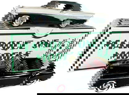 AMERICAN AUTOMOBILE MODELS SCALE MODEL: 213. AMERICAN AUTOMOBILE MODELS SCALE MODEL | Two cars to include a Mikansue Chevrolet and a Marque One models 1958 ford Fairlane, both diecast. | 1-43scale | (Excellent Condition) | $100 - $200