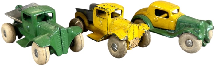 THREE SMALL KILGORE AUTOMOBILES