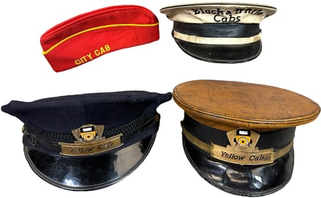 AUTHENTIC EARLY TAXI CAB DRIVER HATS