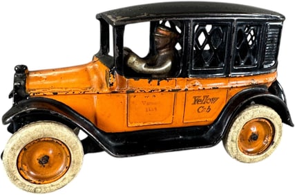 ARCADE YELLOW TAXI CAB STILL BANK