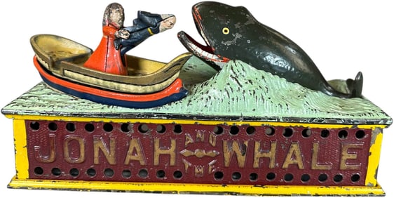 JONAH & WHALE MECHANICAL BANK