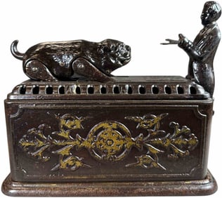 IVES BULLDOG SAVINGS BANK MECHANICAL BANK