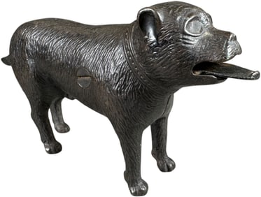 BULL DOG STANDING MECHANICAL BANK