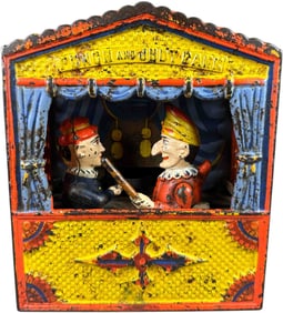 PUNCH AND JUDY MECHANICAL BANK