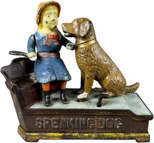 SPEAKING DOG MECHANICAL BANK