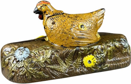 HEN AND CHICK MECHANICAL BANK