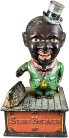 STUMP SPEAKER MECHANICAL BANK