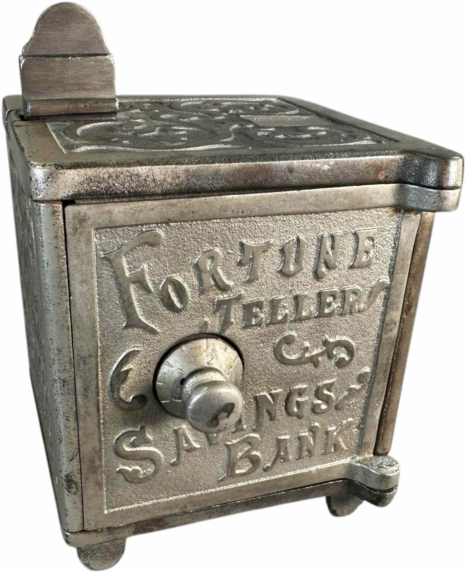 FORTUNE TELLER SAVINGS MECHANICAL BANK (1 of 8)