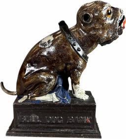 BULL DOG MECHANICAL BANK