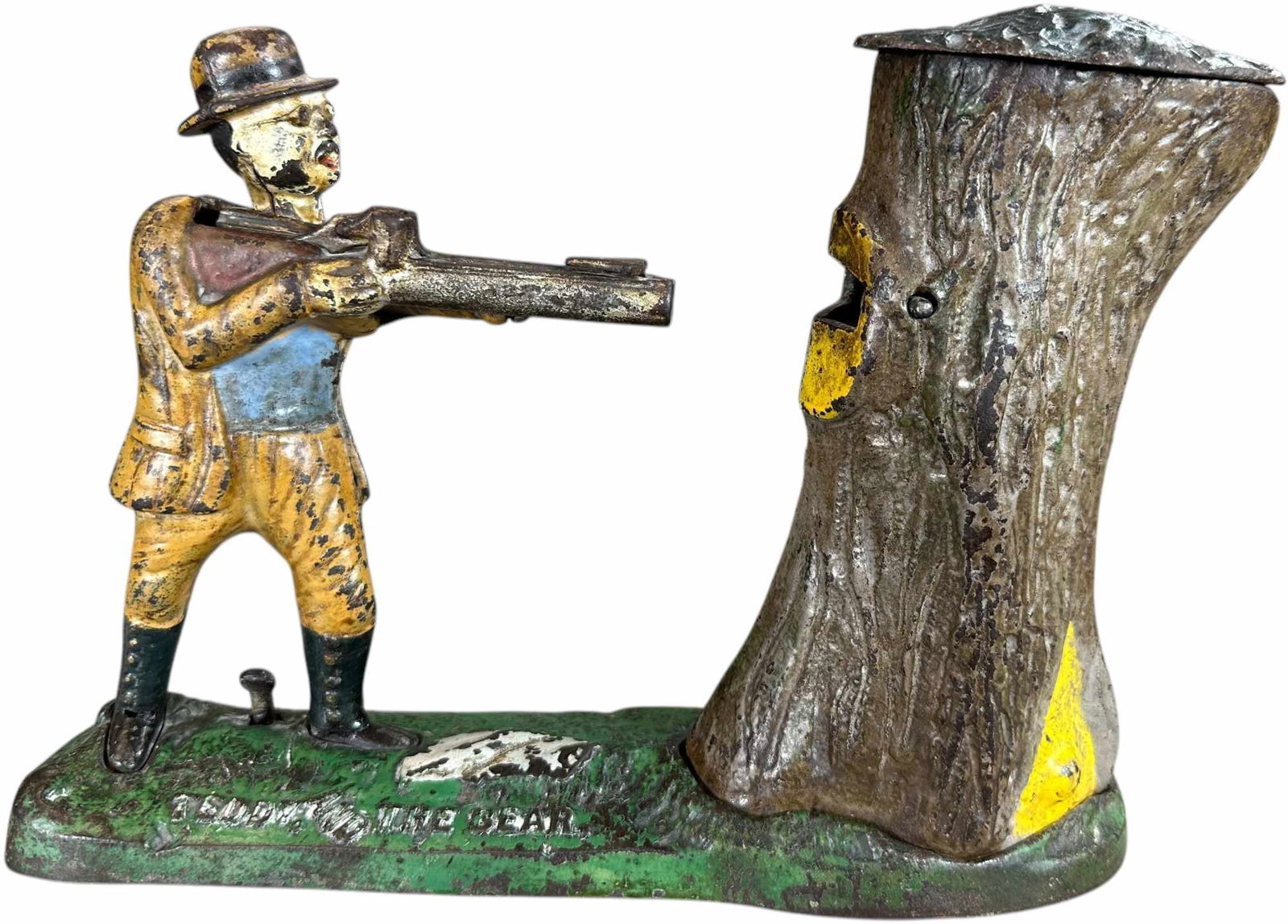 TEDDY & THE BEAR MECHANICAL BANK (1 of 9)