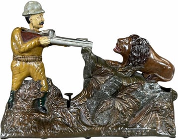 LION HUNTER MECHANICAL BANK